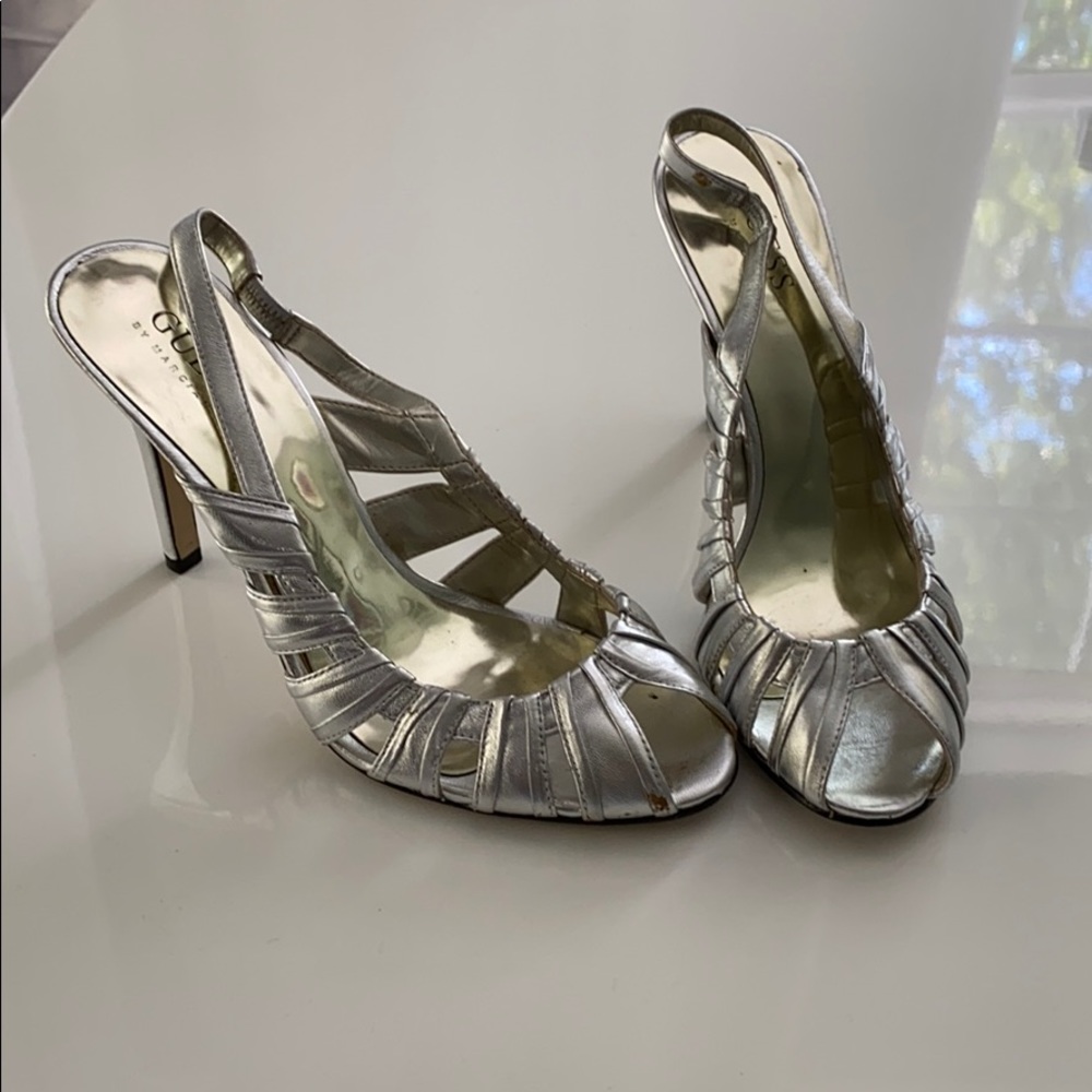 Guess by Marciano Silver Heels